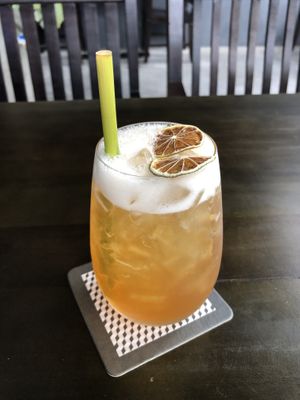 Lime & Lemongrass ice tea at La Gom Kitchen in Phu Quoc