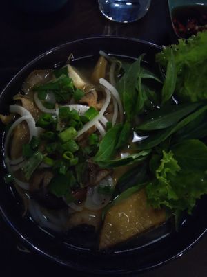 Bun hue chay at La Gom Kitchen in Phu Quoc