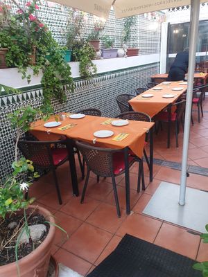 Outside seating at Namaste Nepalese and Indian in Nerja
