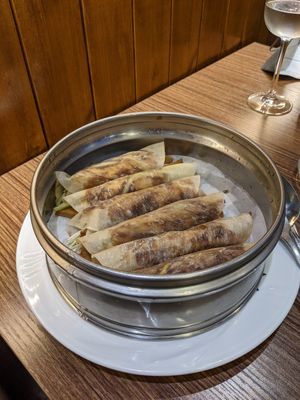 Peking style seitan duck at Chun in Madrid