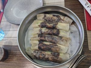 Seitan estilo pato pequinés at Chun in Madrid