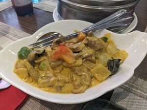 Seitan curry thai at Chun in Madrid