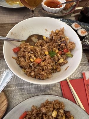 Arroz frito vegetal  at Chun in Madrid