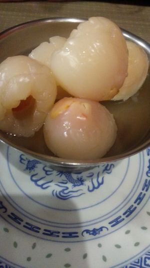 Lychees at Chun in Madrid