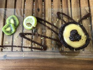 Vegan cupcake with lemon  at Las Delicias de Emma in Tenerife