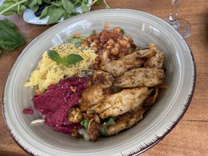 Fake Chiken... buenísimo  at Las Delicias de Emma in Tenerife