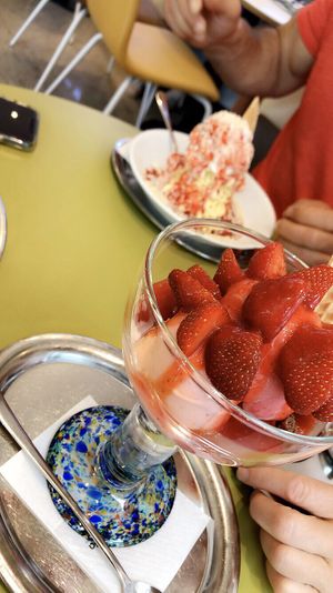 Strawberry Cup at Eiscafé Venezia in Budingen