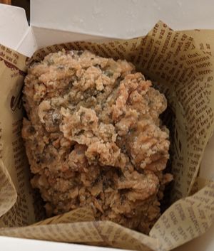 Fried soy chicken at Upgrade Plant Based Kitchen in Osaka