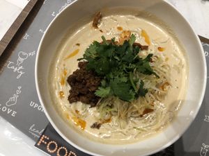 Tan-tan noodles - highly recommended  at Upgrade Plant Based Kitchen in Osaka