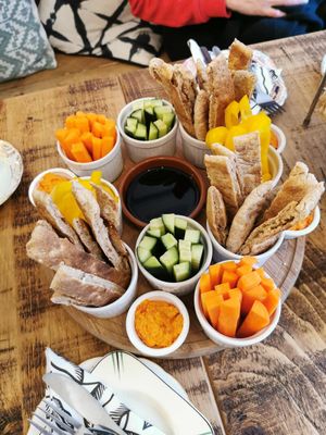 Part of the afternoon tea at Not Just Desserts in Mansfield