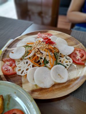 Salad at Vegan Heaven in Da Lat