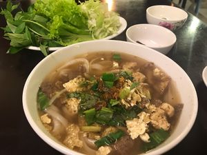 pho!  at Vegan Heaven in Da Lat