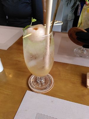 Lichy soda at Vegan Heaven in Da Lat