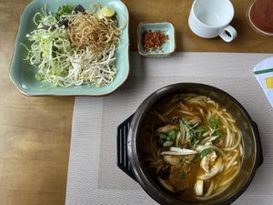 Bun bo hue  at Vegan Heaven in Da Lat