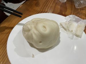 Bao buns we ordered from our homestay  at Vegan Heaven in Da Lat