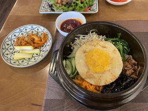 Bibimbap  at Vegan Heaven in Da Lat