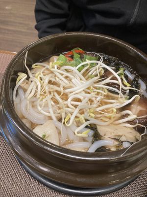 Banh canh cha nam rong bien  at Vegan Heaven in Da Lat