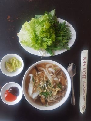 Mushroom Pho at Vegan Heaven in Da Lat