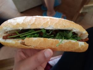Banh mi at Vegan Heaven in Da Lat