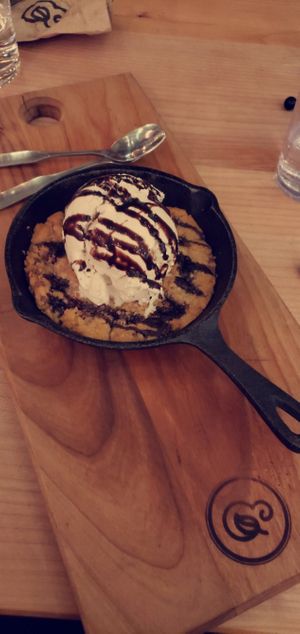 Vegan Cookie Skillet at Basil & Board in Salem