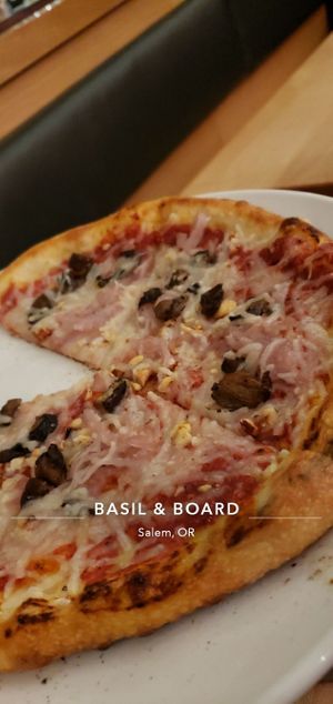 Pacific Crest Trail Vegan Pizza at Basil & Board in Salem