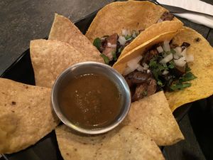 Mini tacos with local mushrooms  #Veganuary at Taco Taco in Monteverde