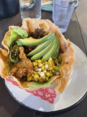 Salad verde  at Taco Taco in Monteverde