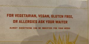 Menu offers vegan-ization! at Taco Taco in Monteverde