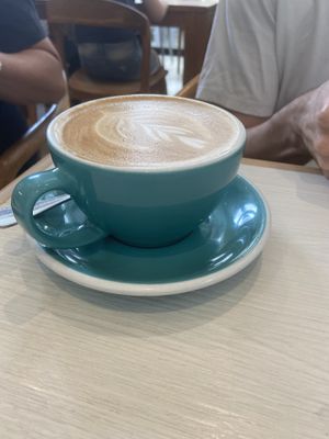 Flat white w/ oat milk   at Little Cove Espresso in New Territories