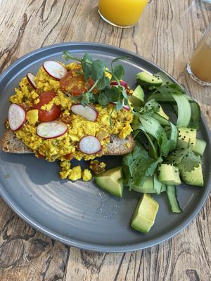 Scrambled egg (vegetarian)   at Little Cove Espresso in New Territories