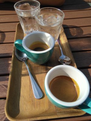 Great coffee at Little Cove Espresso in New Territories