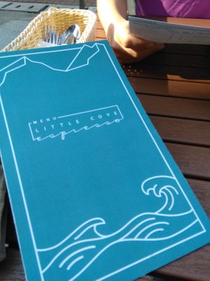 Menu at Little Cove Espresso in New Territories