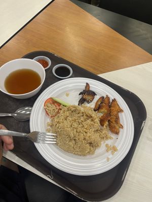 Vegan chicken and rice   at KUL - VegTalk Station - KLIA 2 in Sepang