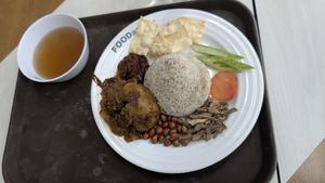 Nasi Lamak Rendang at KUL - VegTalk Station - KLIA 2 in Sepang