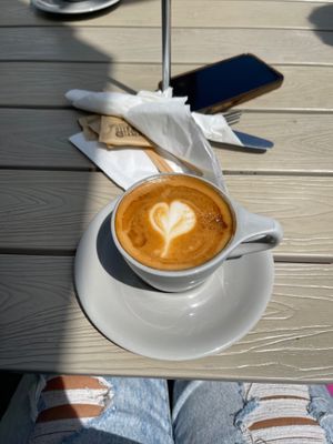 Cappuccino  at Parakeet Cafe in San Diego