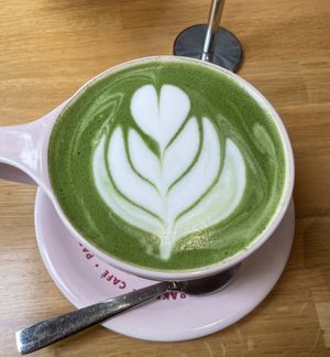 Matcha Latte with almond milk - 4/10  at Parakeet Cafe in San Diego