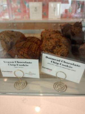 Different vegan chocolate chips at Parakeet Cafe in San Diego