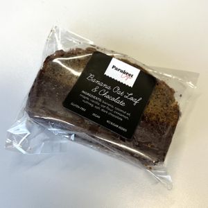 vegan chocolate banana bread  at Parakeet Cafe in San Diego