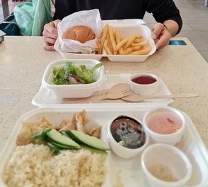 Impossible Burger & Chicken Rice at Privé - Tiong Bahru in Central Singapore