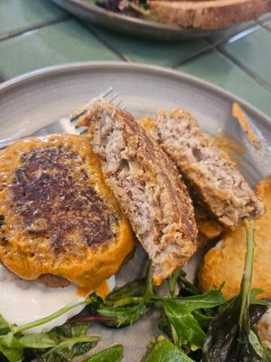 Double sausage muffin 😍 ~ 20/11/23 at Privé - Tiong Bahru in Central Singapore