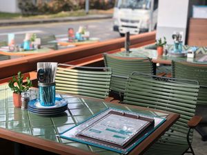 Outdoor Seating at Privé - Tiong Bahru in Central Singapore