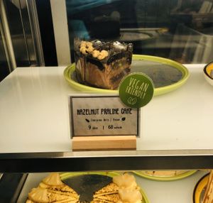 Vegan Hazelnut praline cake at Privé - Tiong Bahru in Central Singapore