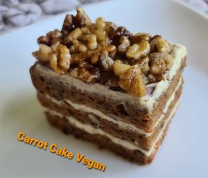 Carrot Cake Vegan at Privé - Tiong Bahru in Central Singapore