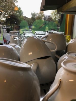 Great coffee served with organic milk and alternative milks almond and soya milk.  Drink in and takeaway.  at Organic and Natural in East London