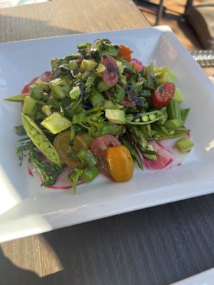 The No Lettuce Salad  at Trevor's at the Tracks in San Juan Capistrano