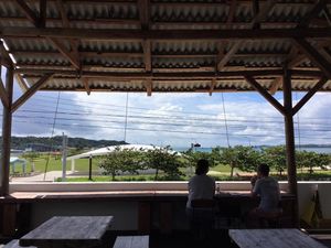 cafe space at Yamashita in Uruma