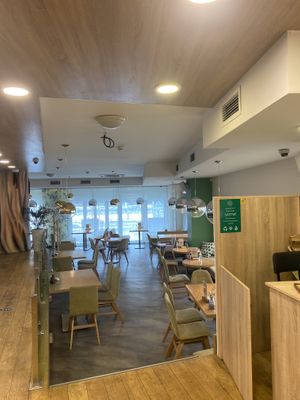 Cafe at Sattva in Moscow