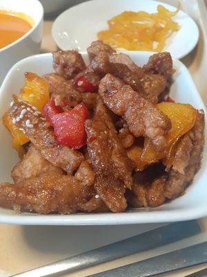 Соевое мясо at Sattva in Moscow