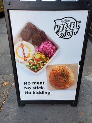 taïm Impossible kabob at Taïm - Flatiron in New York City