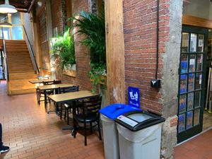 Shared seating at Revitalive Cafe and Juice Bar in Newburyport